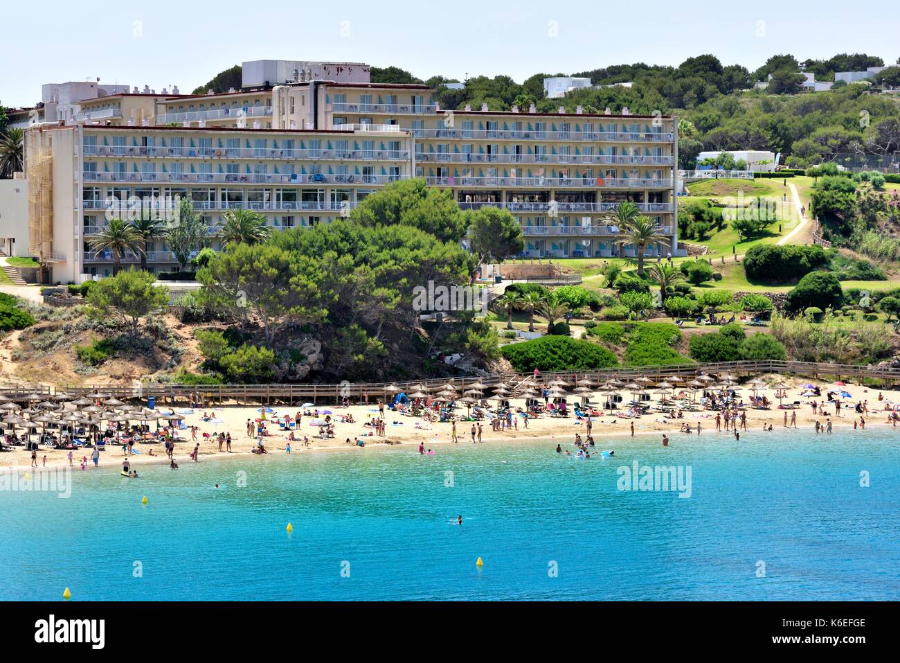 Club Hotel Aguamarina Arenal Den Castell Menorca Minorca Spain Stock Photo Alamy