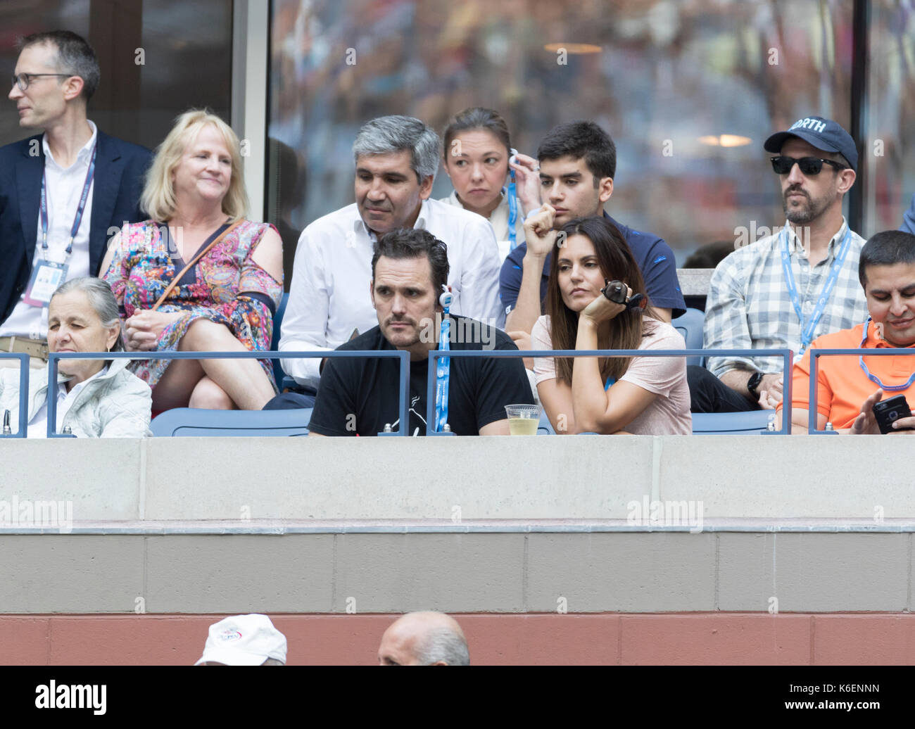 New York, NY USA - September 10, 2017: Matt Dillon attends final match between Rafael Nadal of Spain & Kevin Anderson of South Africa at US Open Championships at Billie Jean King National Tennis Center Stock Photo