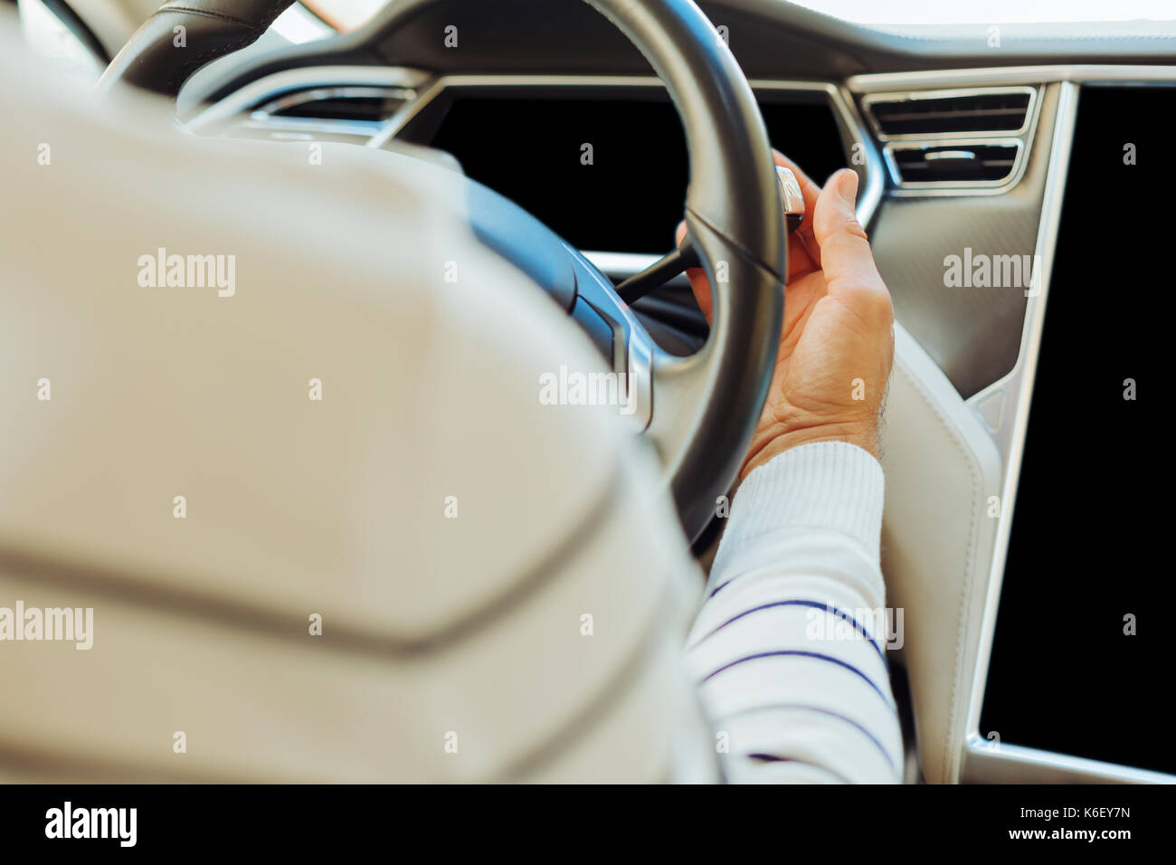 Ecological steering wheel hi-res stock photography and images - Alamy