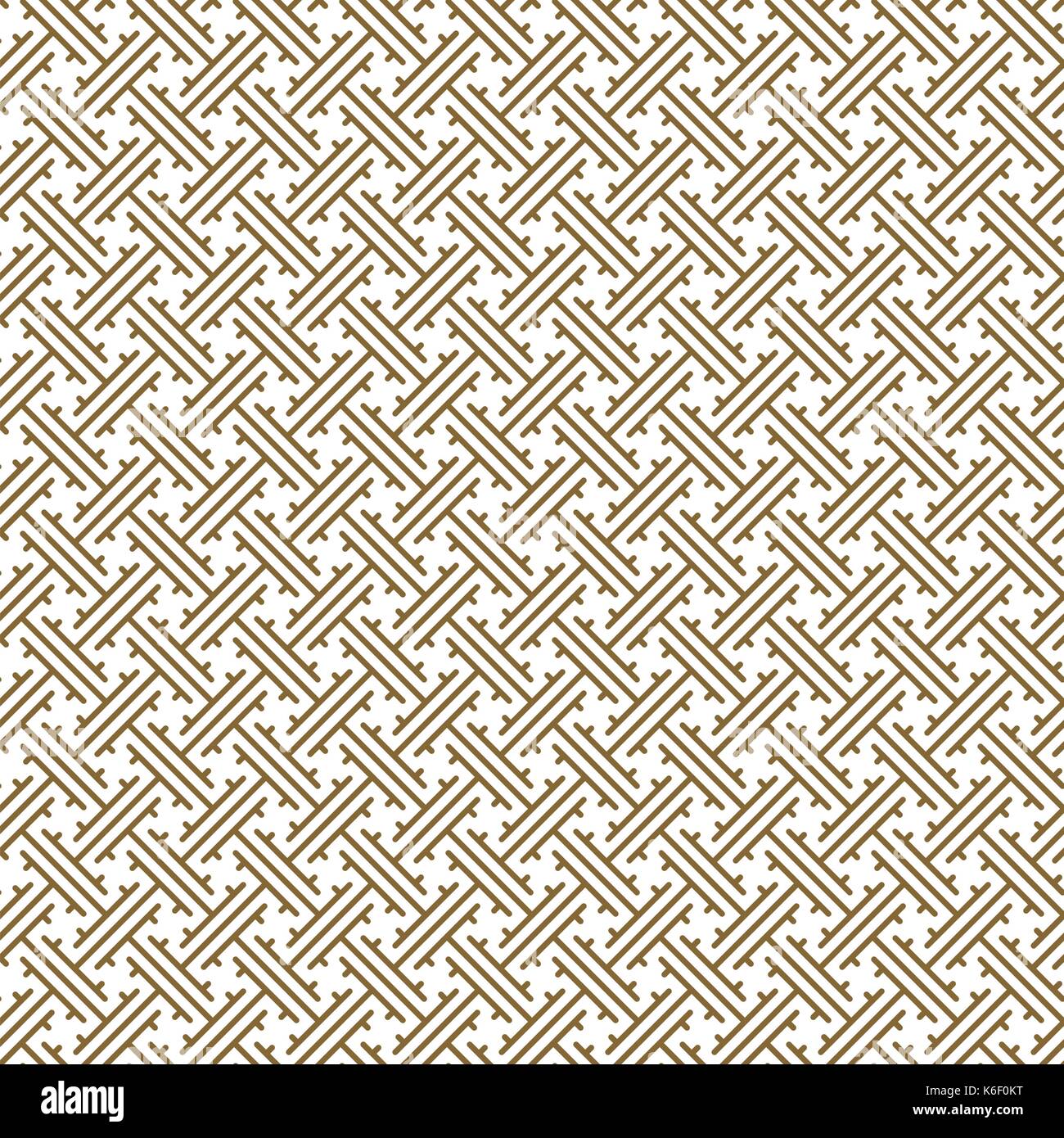 Oriental geometric traditional seamless vector pattern. Stock Vector