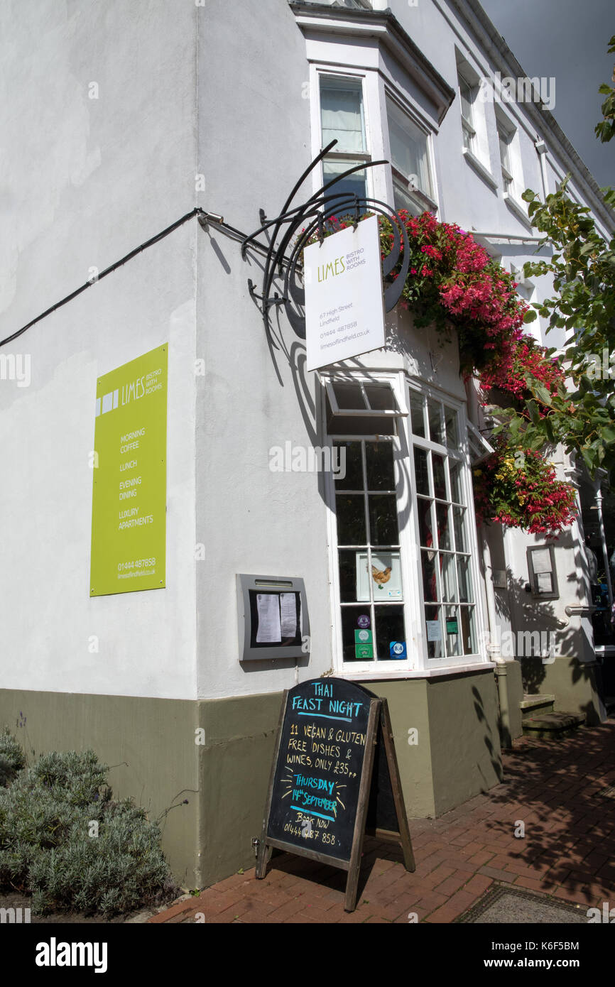 The Limes restaurant in Lindfield West Sussex Stock Photo