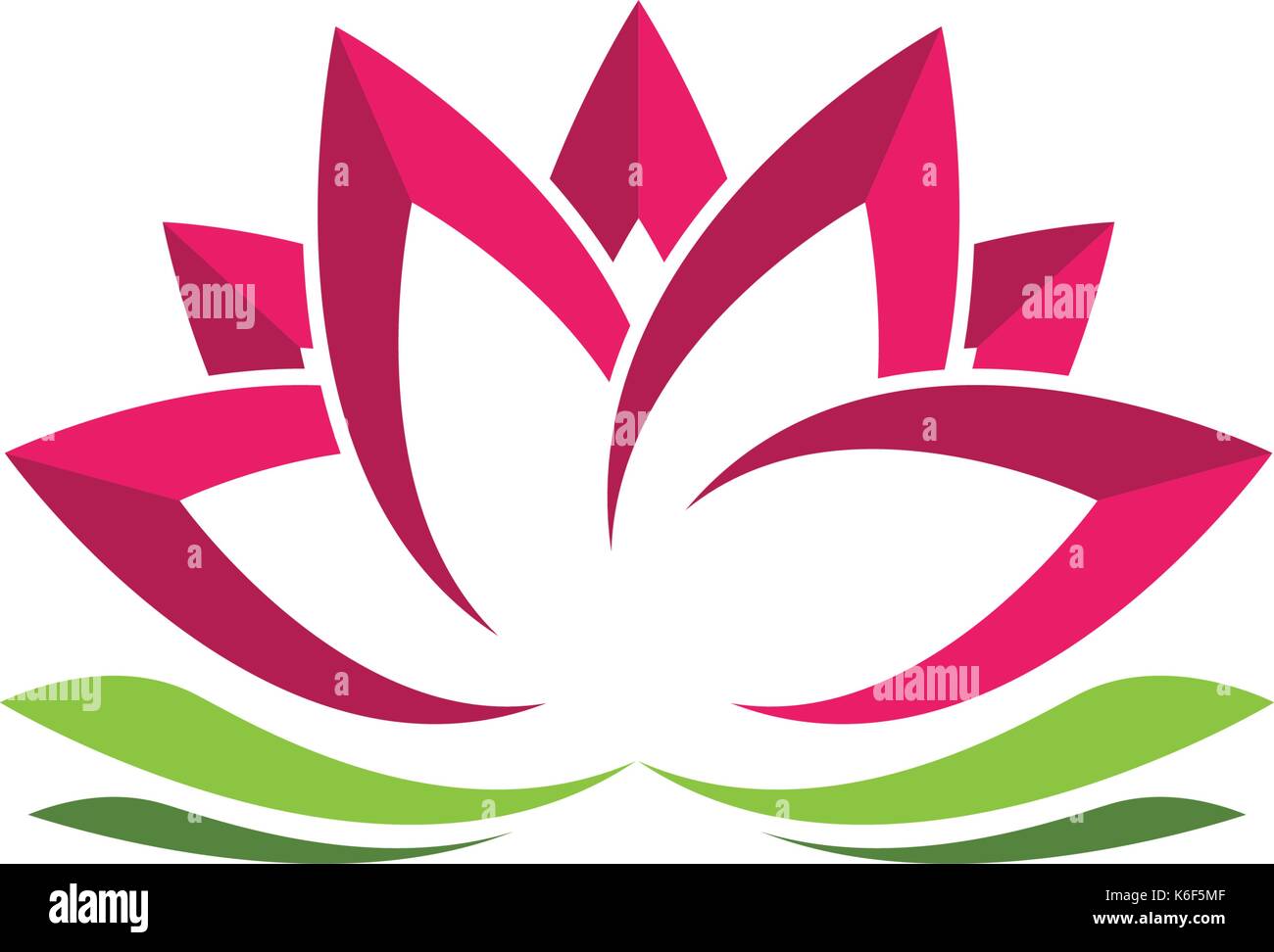 Beauty Vector Lotus flowers design logo Template icon Stock Vector ...