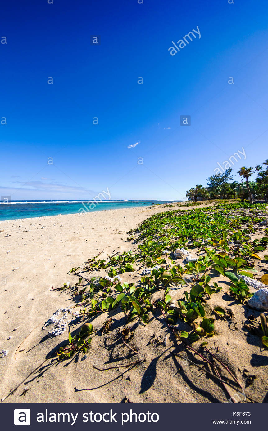 Beach Of Saint Pierre Ile De La Reunion Stock Photo