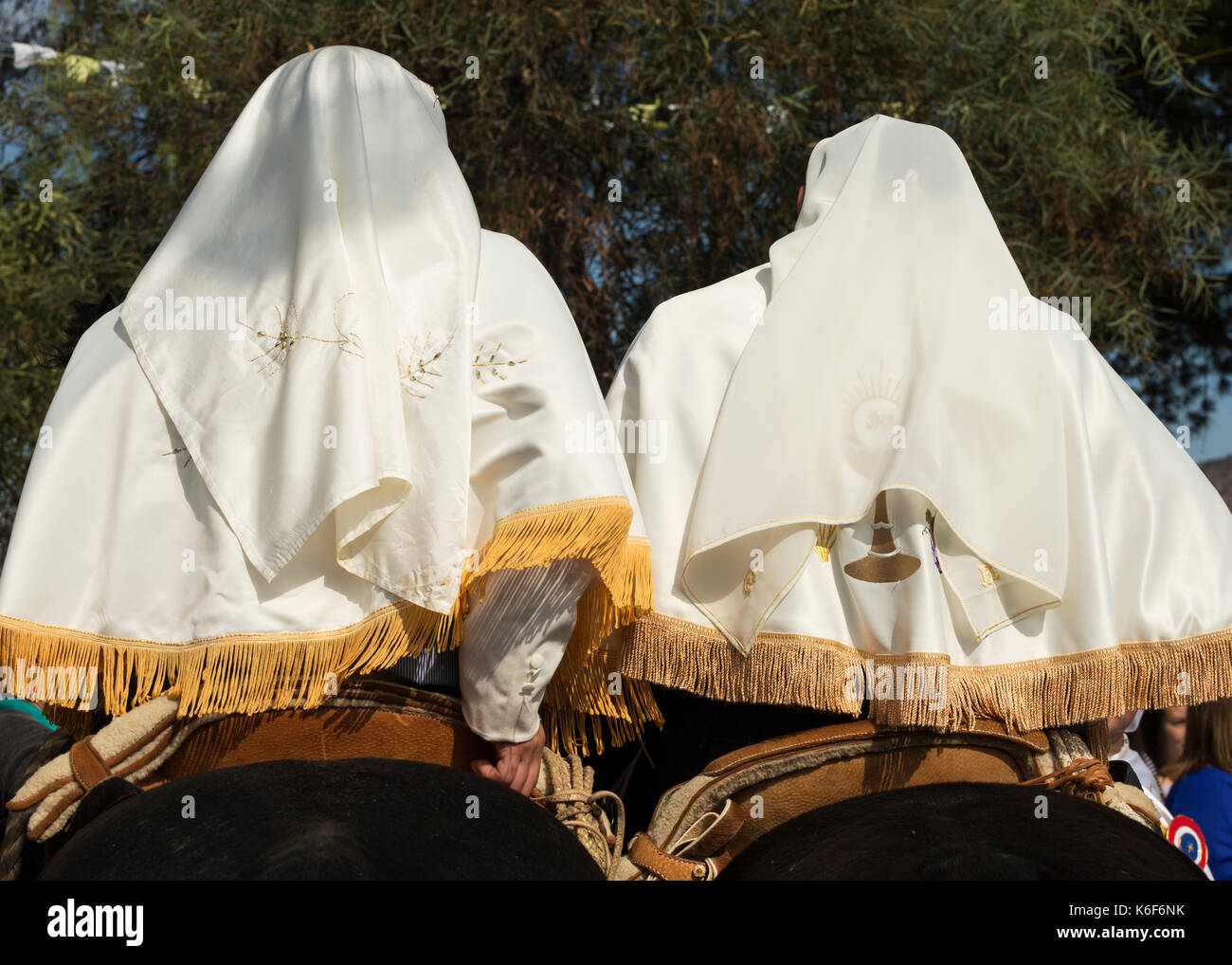 Cuasimodo, Quasimodo catholic festival in Chile Stock Photo