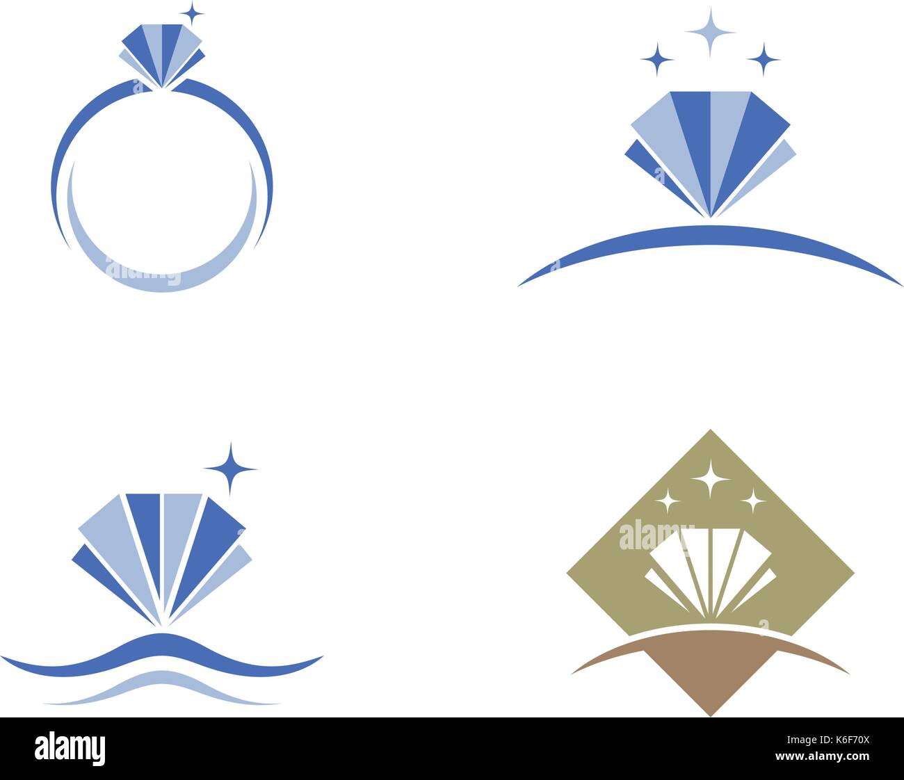 Diamond Logo Template vector illustration Stock Vector Image & Art - Alamy