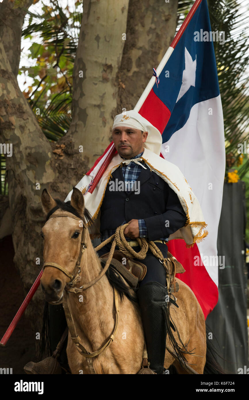 Cuasimodo, Quasimodo catholic festival in Chile Stock Photo