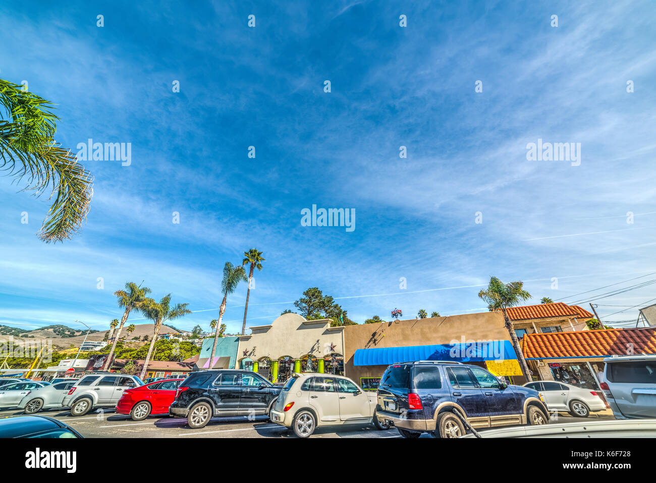 Pismo beach on a sunny day. California, USA Stock Photo