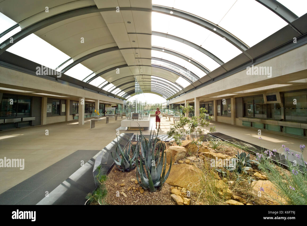 The ground floor interior of the Millenium Seed Bank, Wakehurst Place, Surrey. Stock Photo