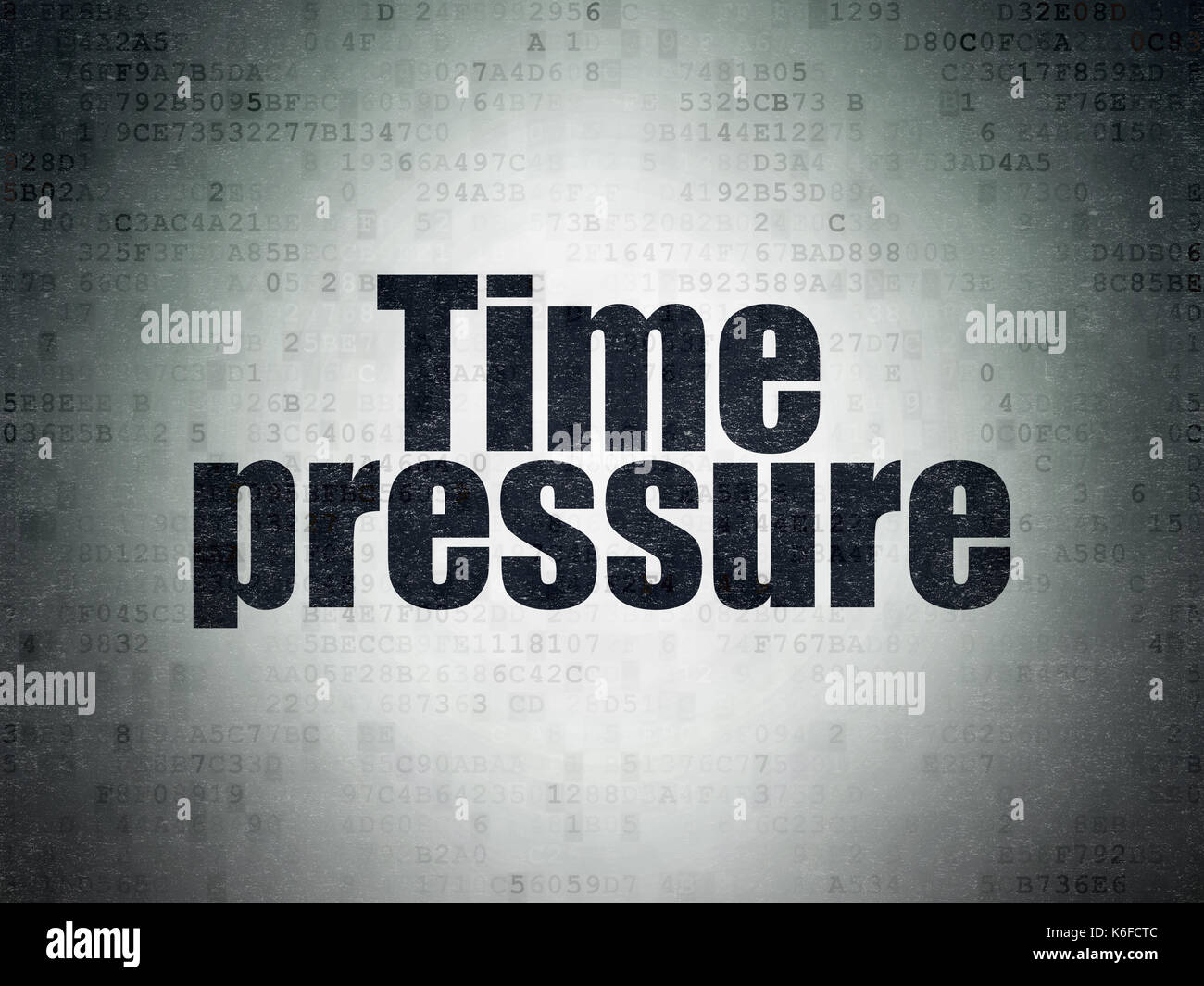 Time concept: Time Pressure on Digital Data Paper background Stock ...