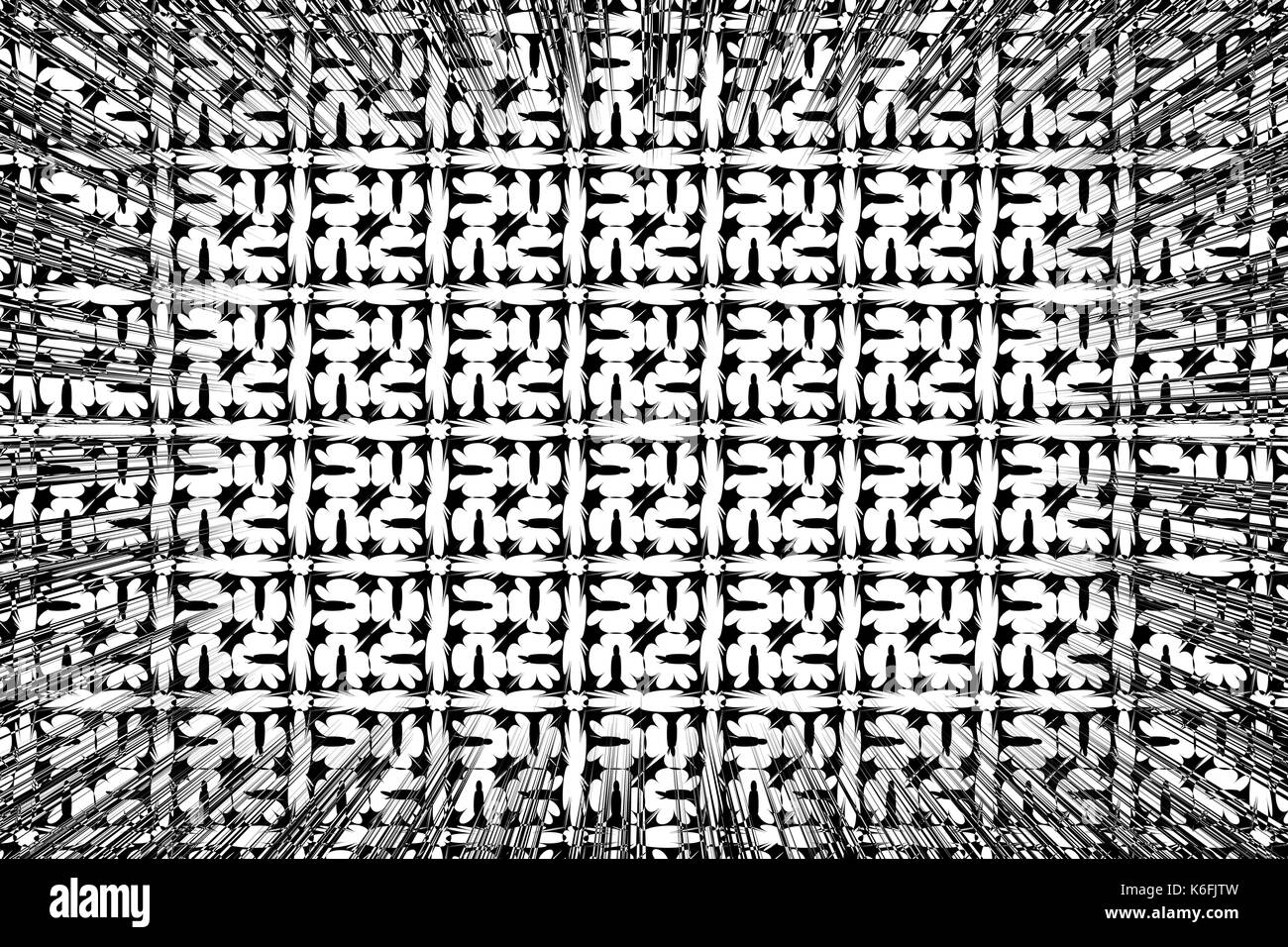 Abstract vector pattern - black and white Stock Vector Image & Art - Alamy