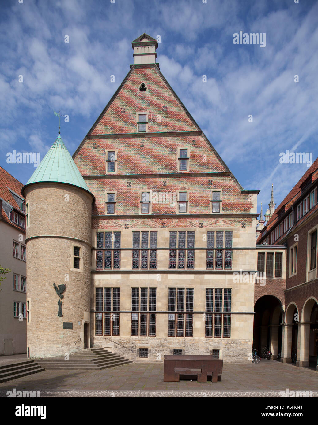 Muenster in Westfalen Rathaus, Rueckseite I Town Hall, Münster in Westphalia , North Rhine