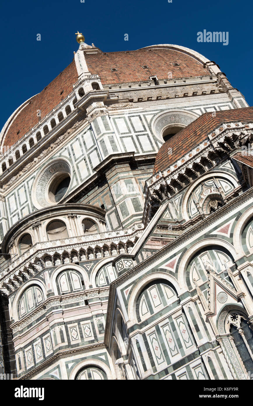 Close up of the Dome at Florence Cathedral, Tuscany Italy Europe EU ...