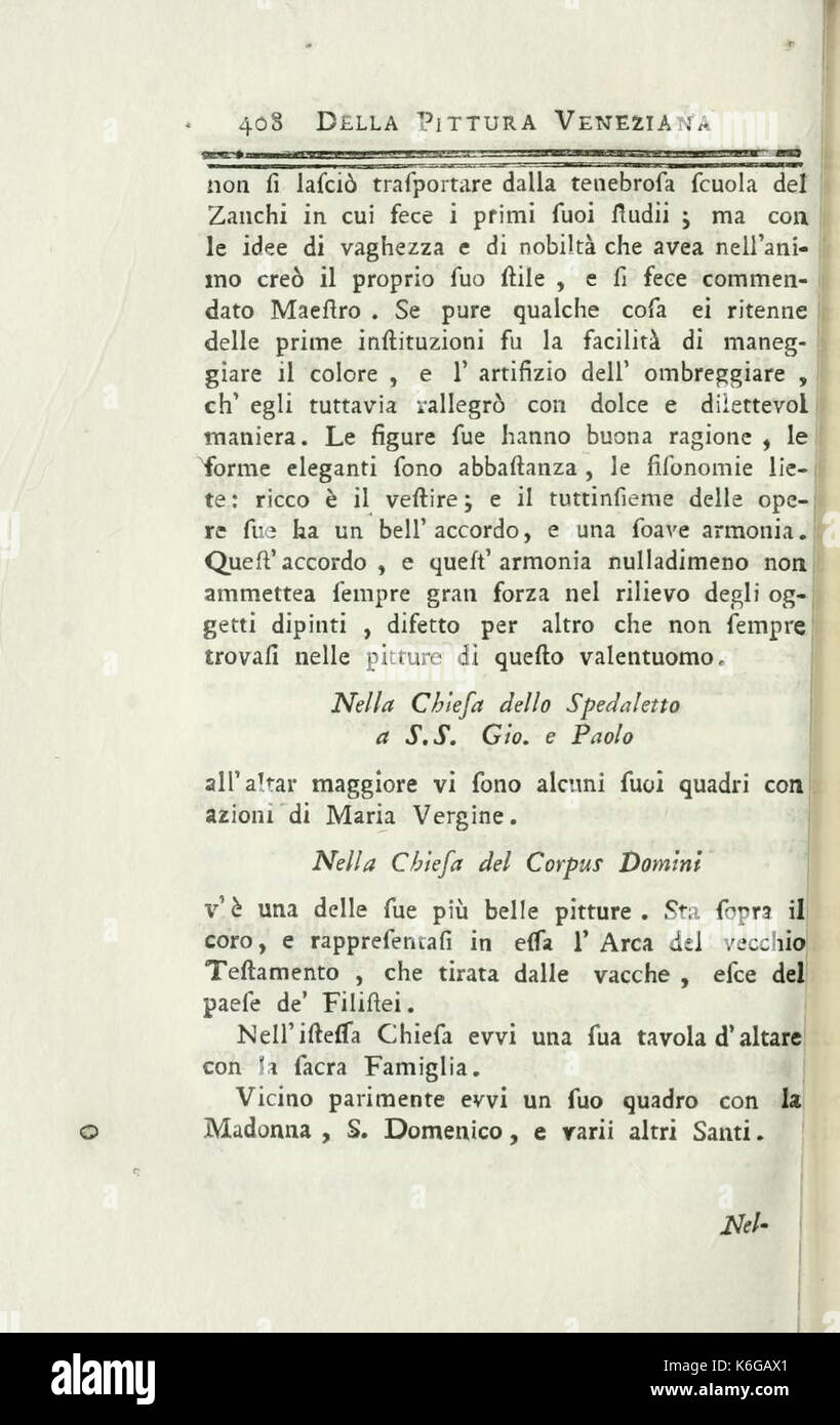 Della Pittura Veneziana E Delle Opere Publiche De' Veneziani Maestri 