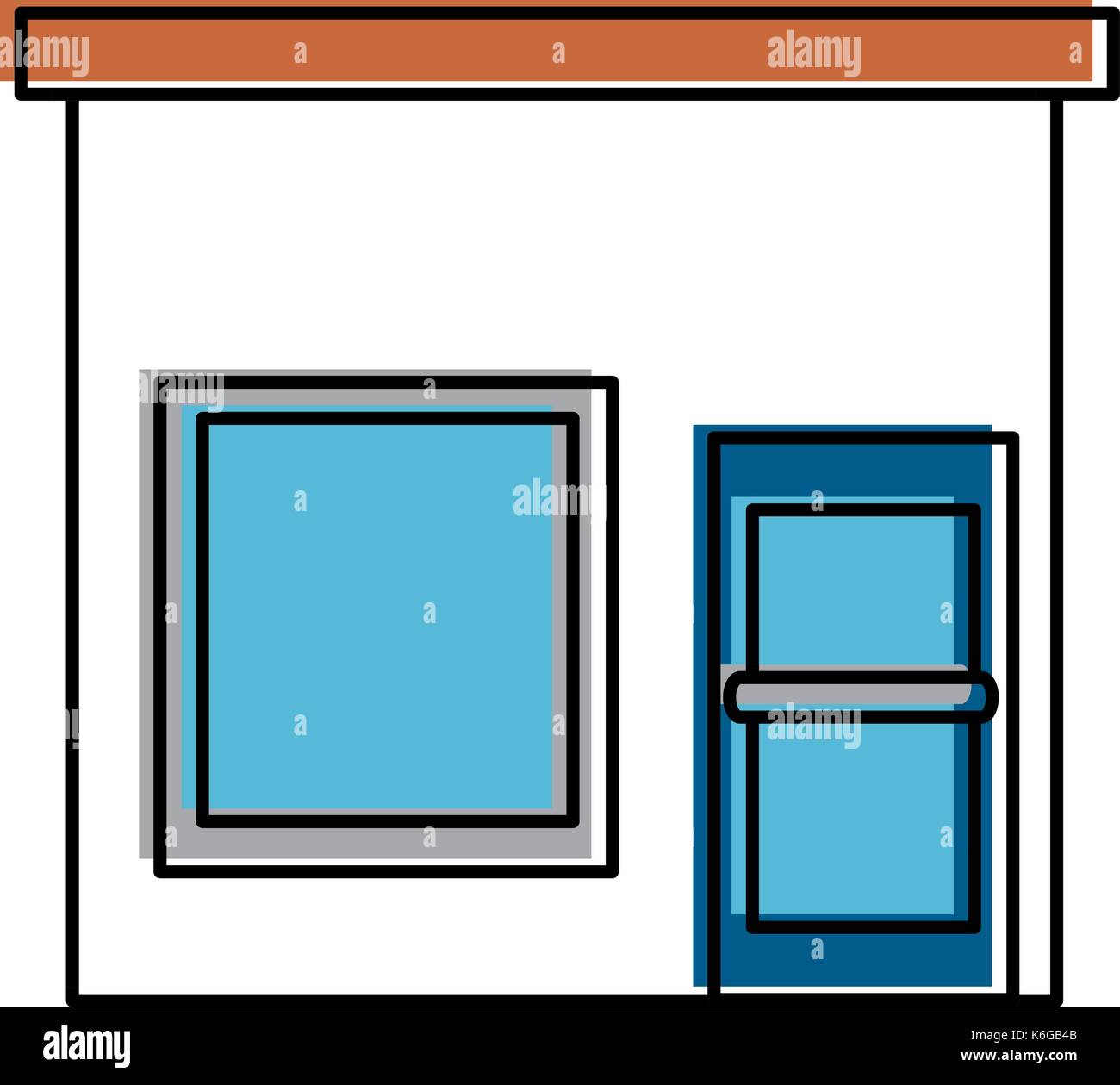 store building front icon vector illustration design Stock Vector Image ...