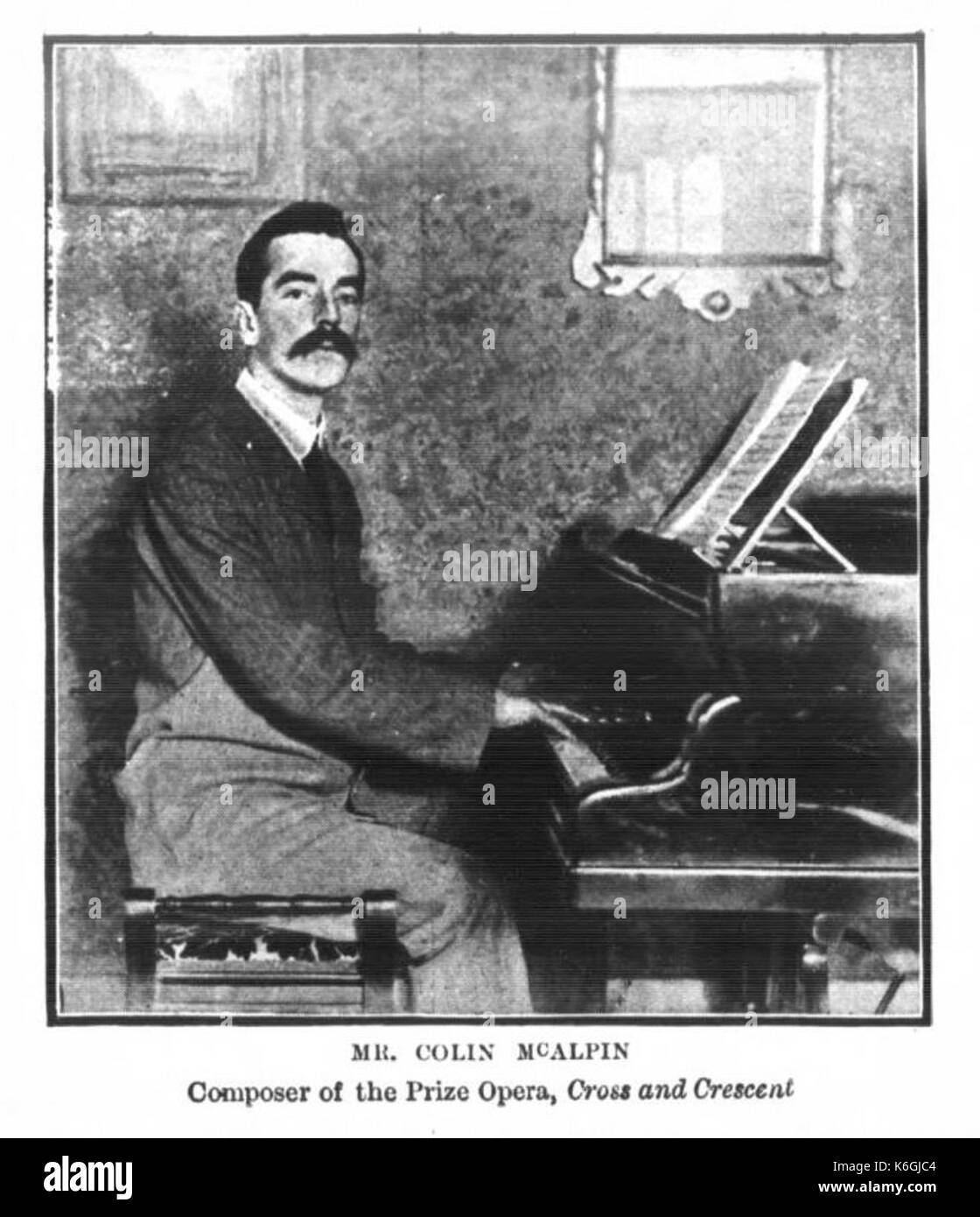 Colin McAlpin in 1903 Stock Photo Alamy