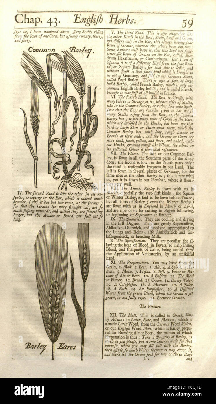 Botanologia, the English herbal, or, History of plants (Page 59