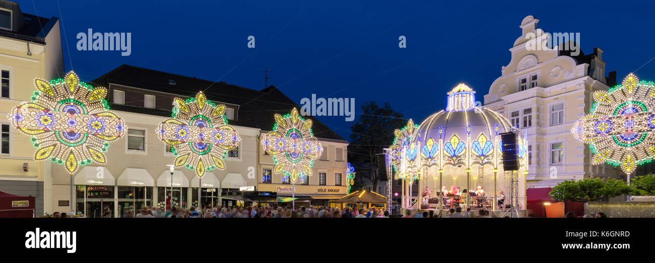 Italian festivity, Old Market, Unna, North Rhine-Westphalia, Germany, Europe Stock Photo