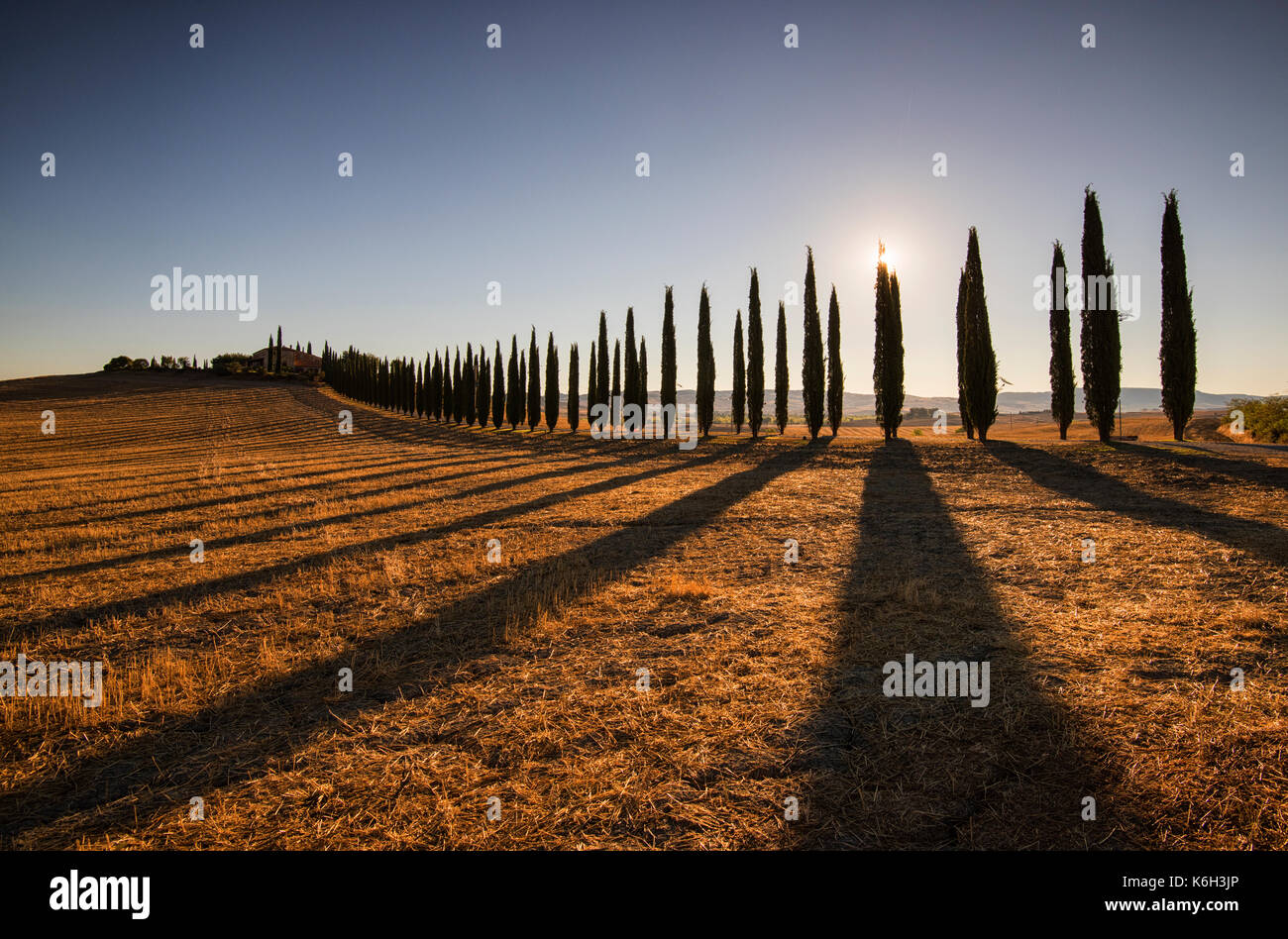 Early morning light and shadows at Poggio Covili near Bagno Vignoni ... Early morning light and shadows at Poggio Covili near Bagno Vignoni ...