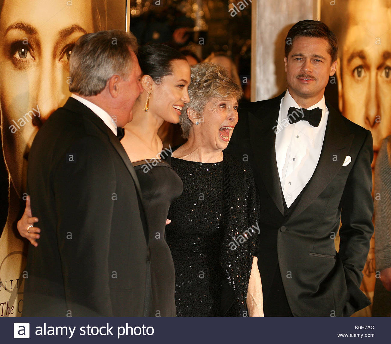 William Alvin Pitt, Angelina Jolie, Jane Etta and Brad Pitt. William