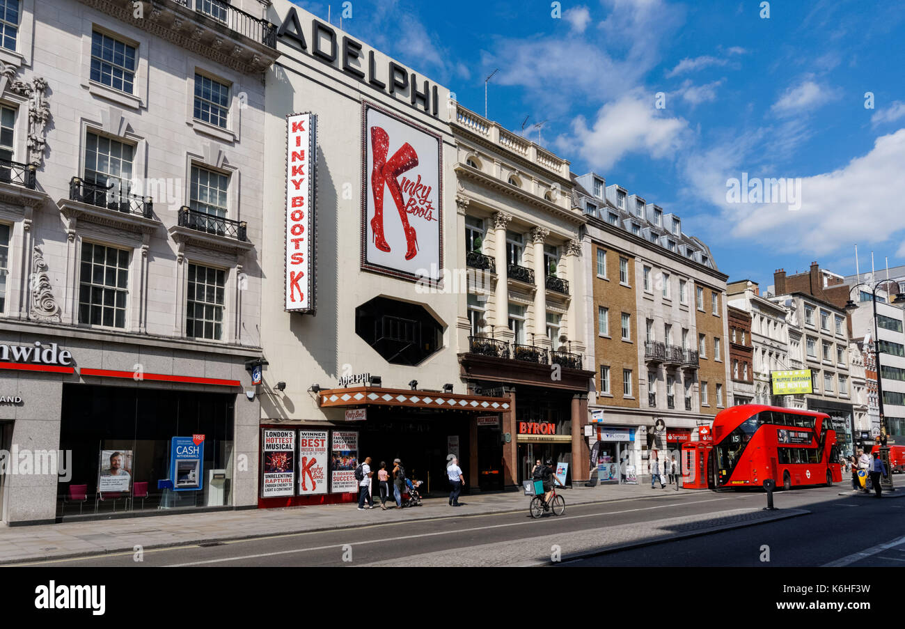 Adelphi Theatre on Strand, London, England, United Kingdom, UK Stock Photo