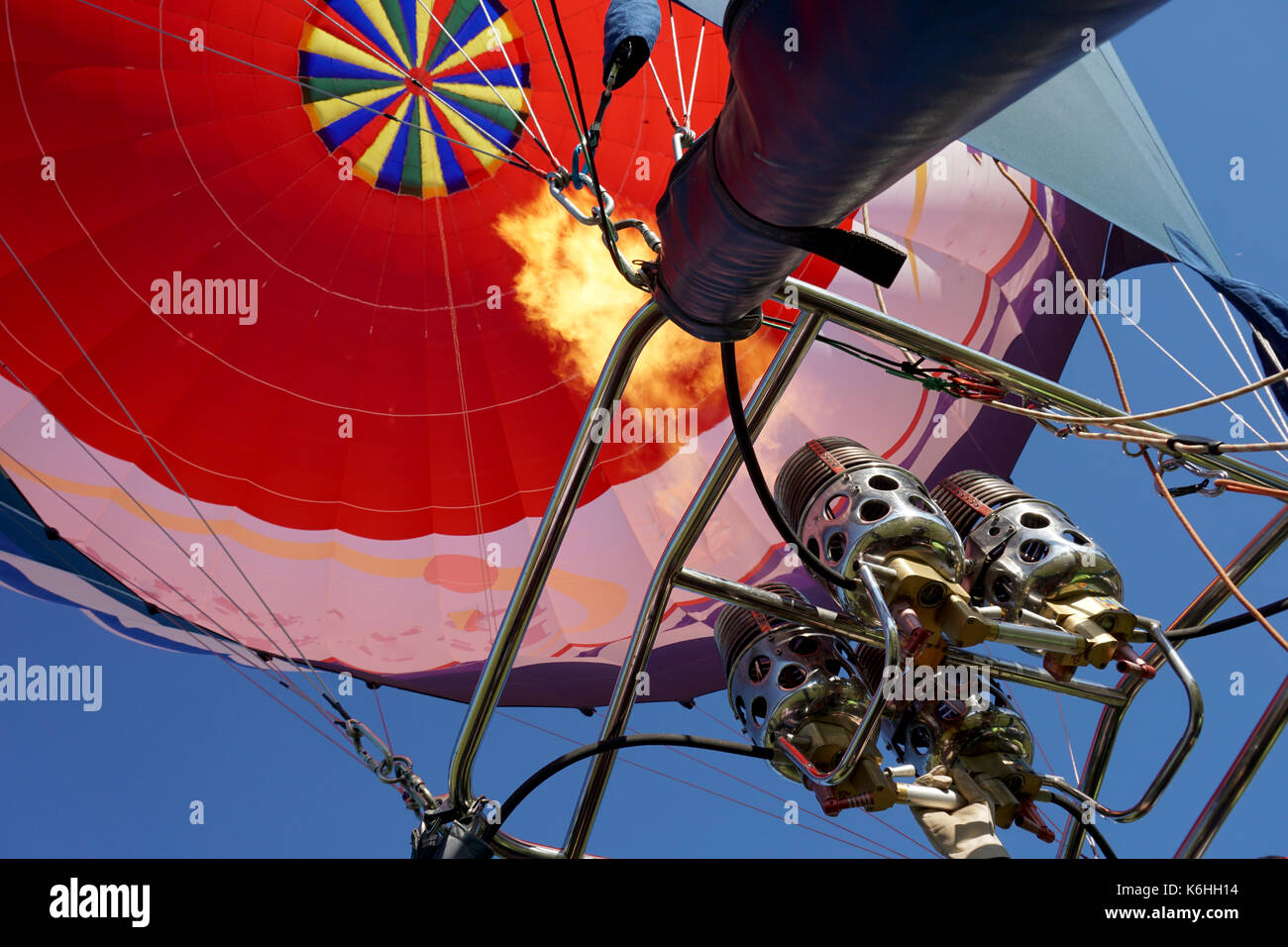 Hit air balloon hi-res stock photography and images - Alamy