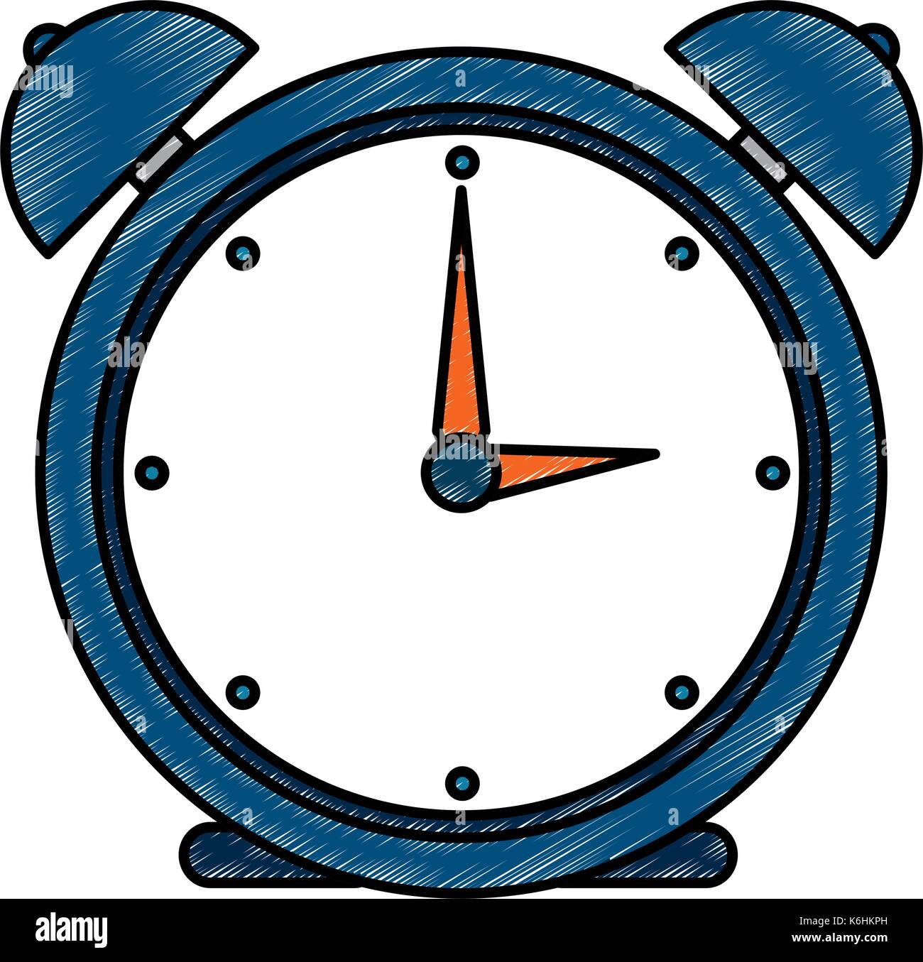 alarm clock isolated icon vector illustration design Stock Vector Image ...