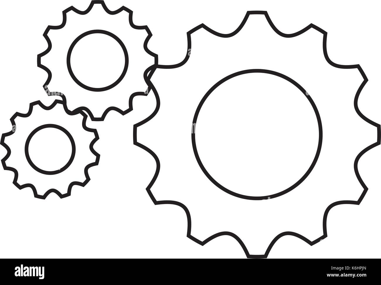 gear wheels icon Stock Vector Image & Art - Alamy