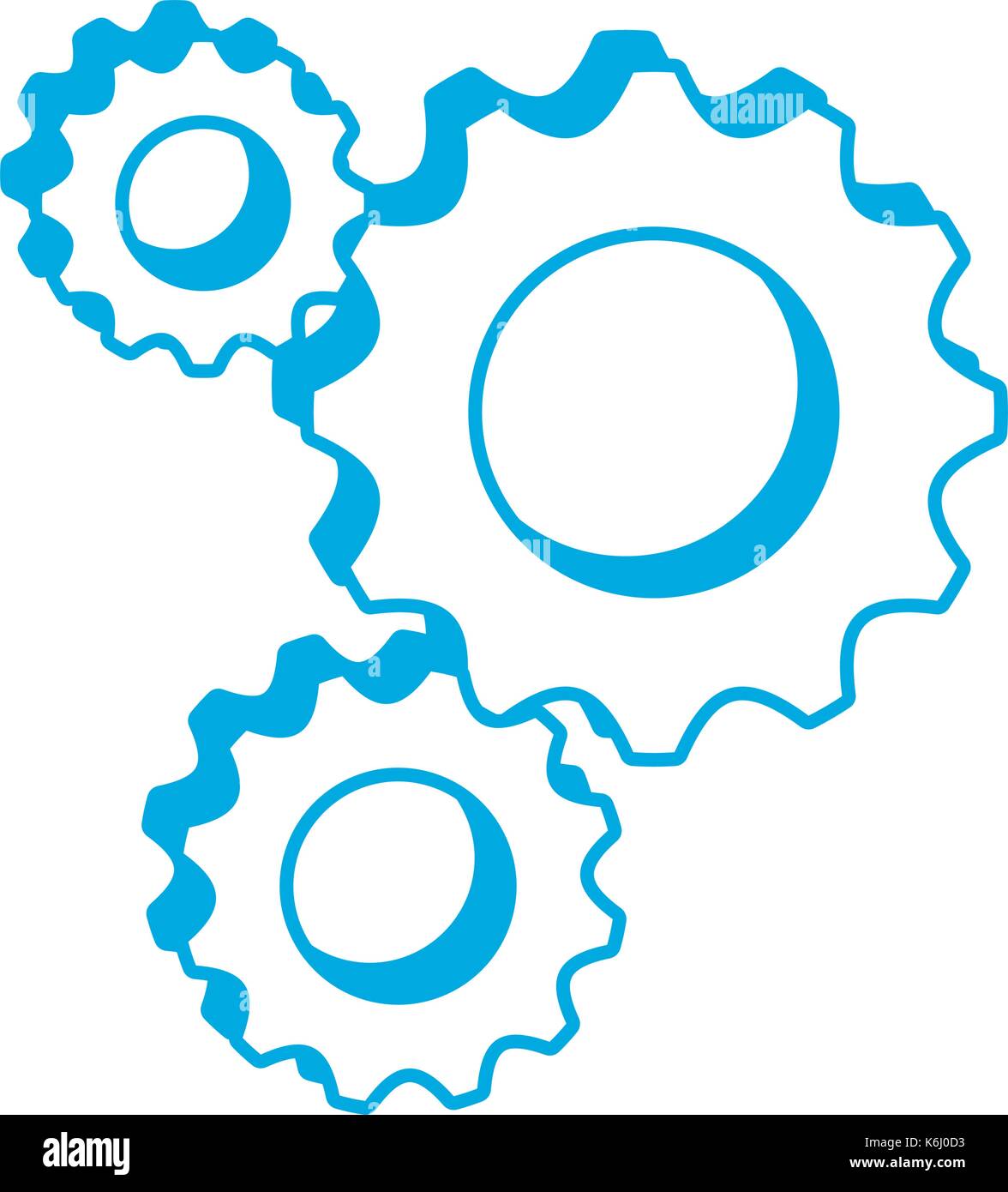 gear wheels icon Stock Vector Image & Art - Alamy