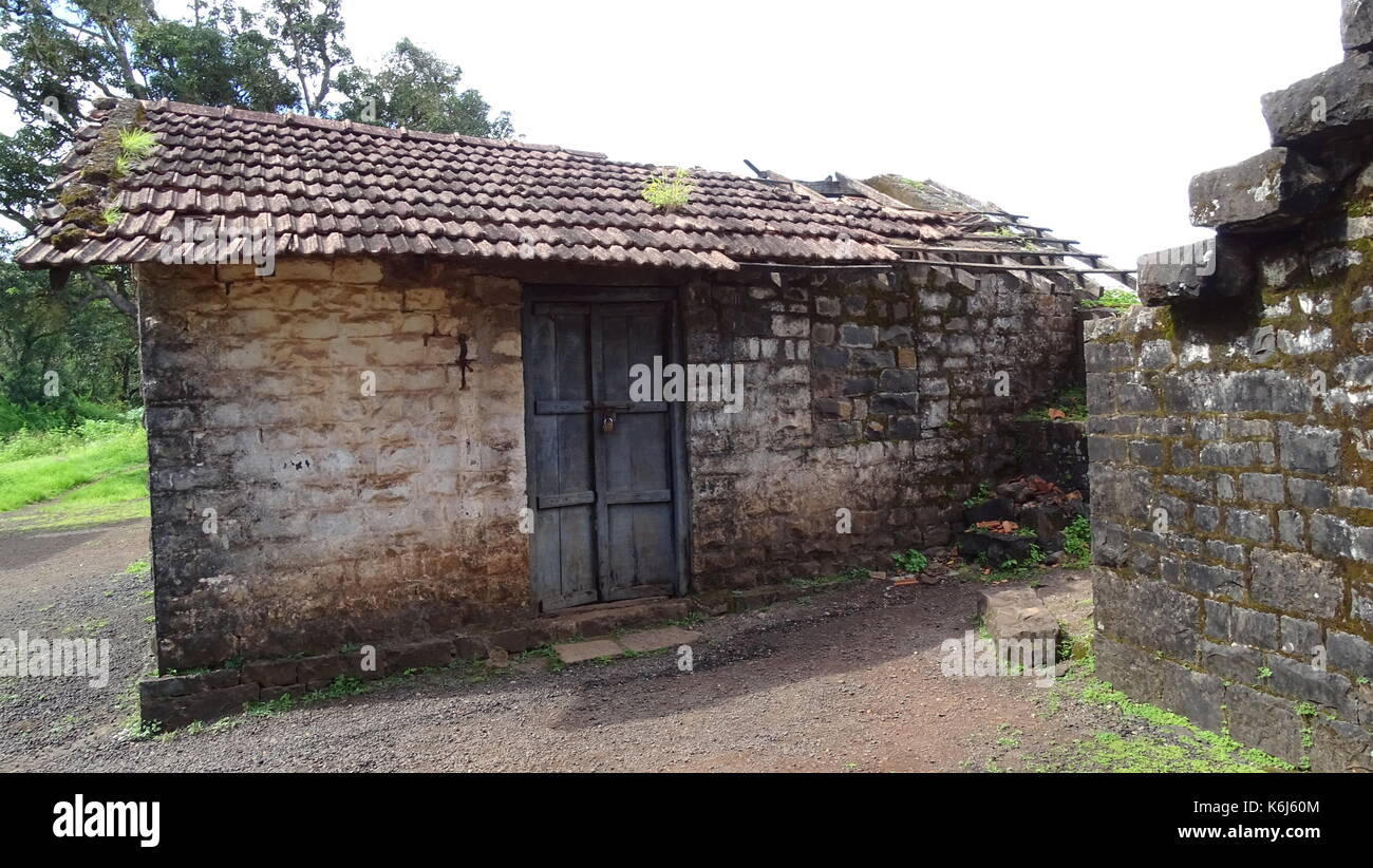 Ancient Indian House Stock Photo