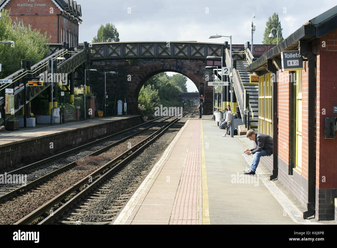 Trains working at Hunts Cross, Liverpool Stock Photo 158983283 Alamy