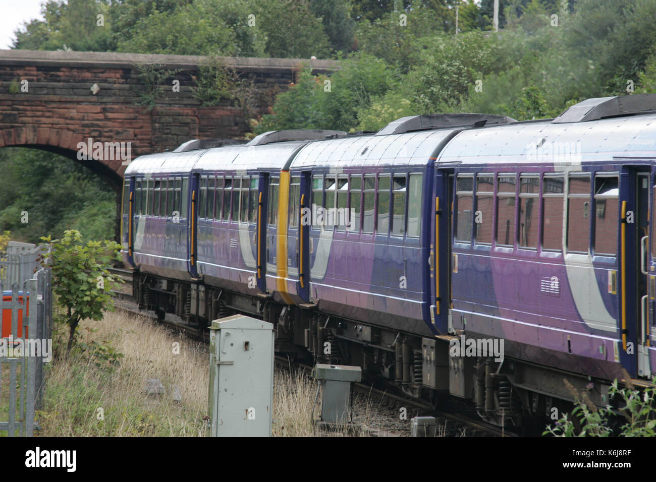 Trains working at Hunts Cross, Liverpool Stock Photo Alamy