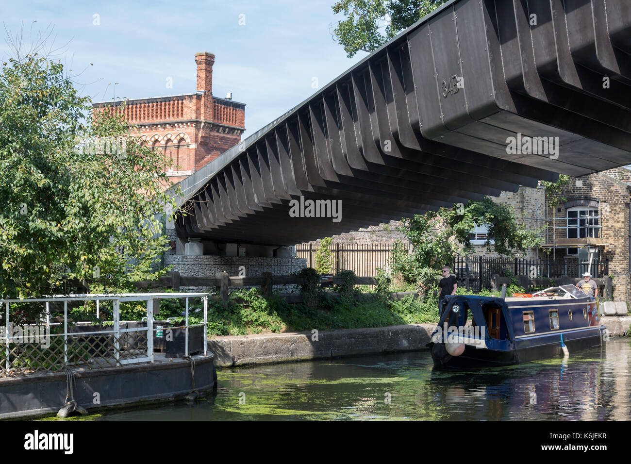 Somers Town Bridge, Camden, London, UK Stock Photo