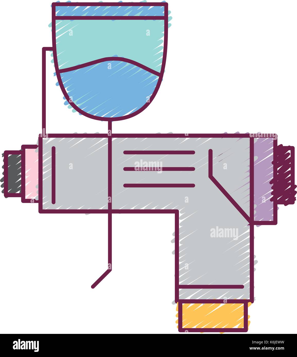 pistol oil injector element to car service Stock Vector Image & Art Alamy