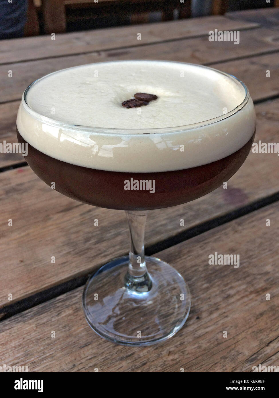 Martini Espresso. The new trend Tequila Martini Espresso Stock Photo