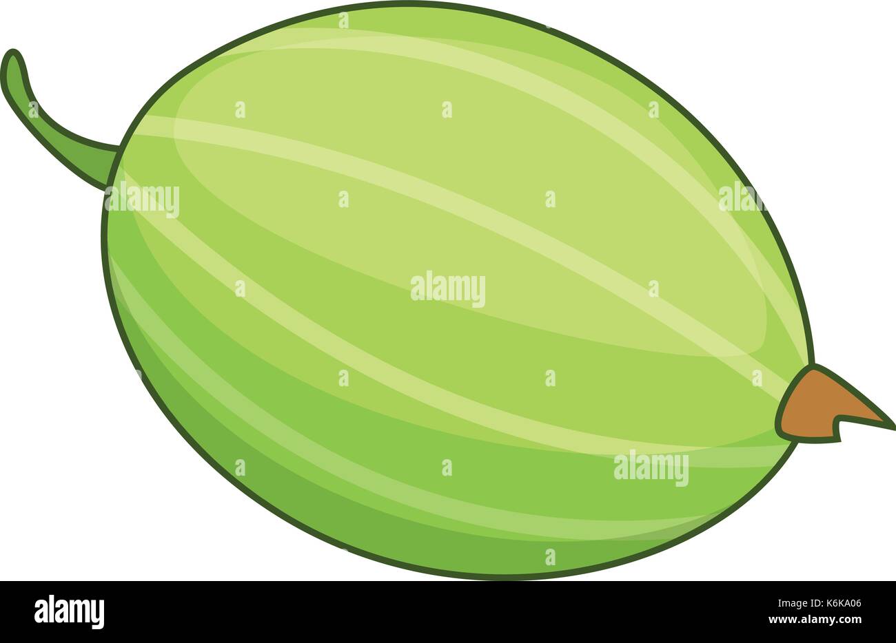 Gooseberry icon, cartoon style Stock Vector Image & Art - Alamy