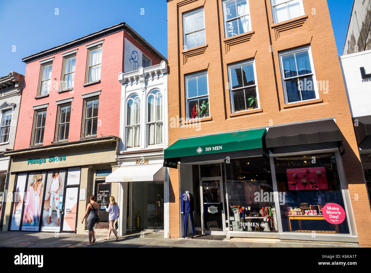 Charleston King Street Stock Photos & Charleston King Street Stock