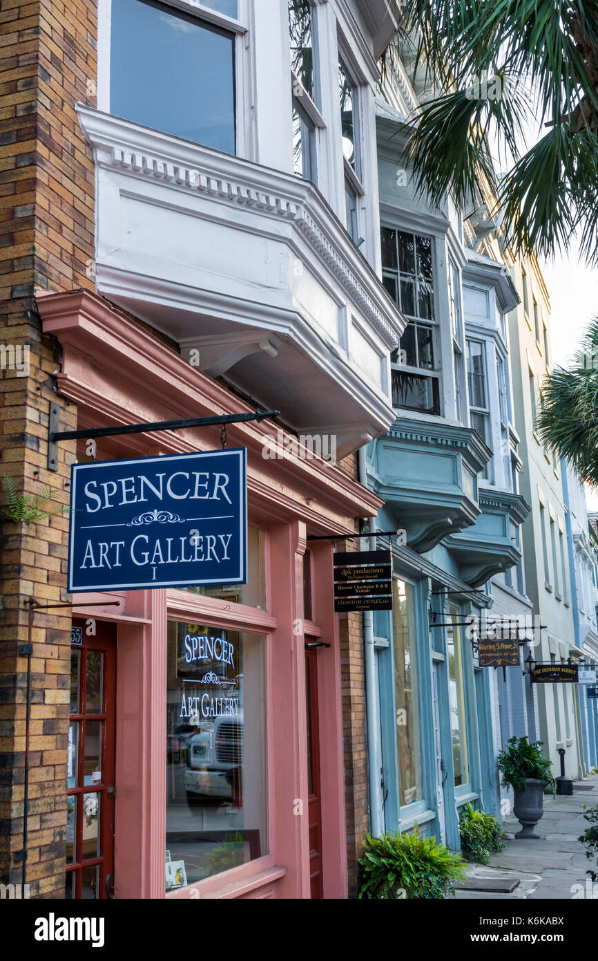 Charleston South Carolina,historic Downtown,Broad