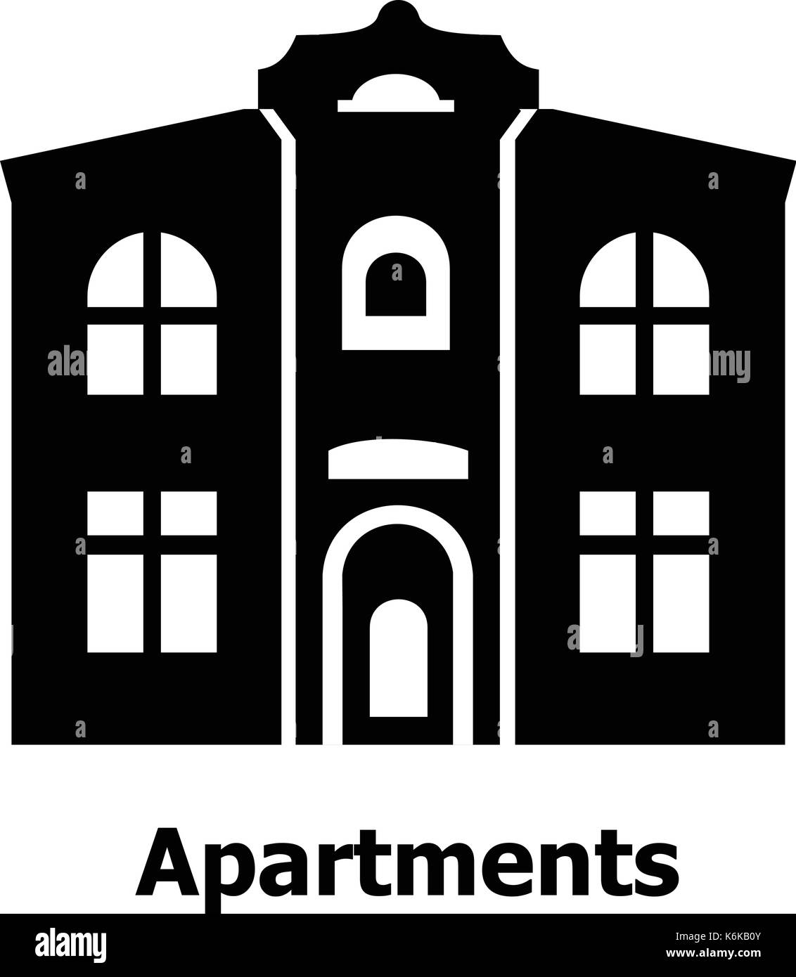 Apartments icon, simple black style Stock Vector Image & Art - Alamy
