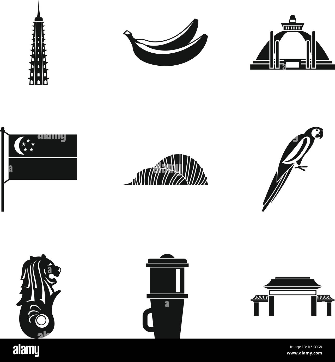 Turkey icons set, simple style Stock Vector Image & Art - Alamy