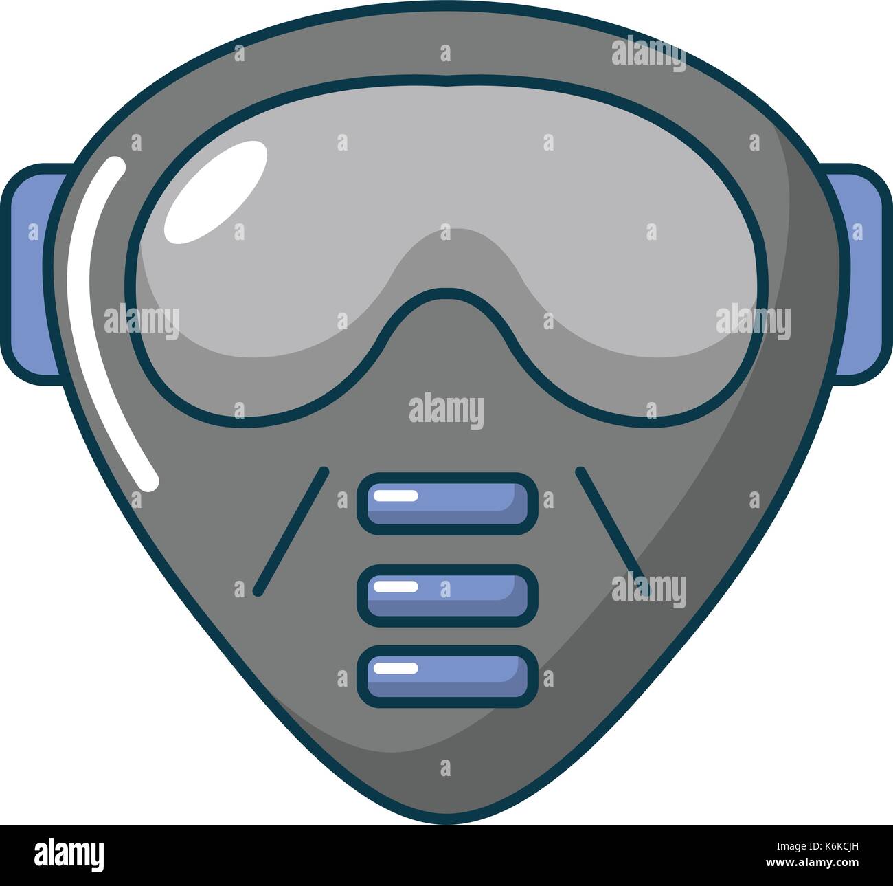 Paintball mask icon, cartoon style Stock Vector Image & Art Alamy