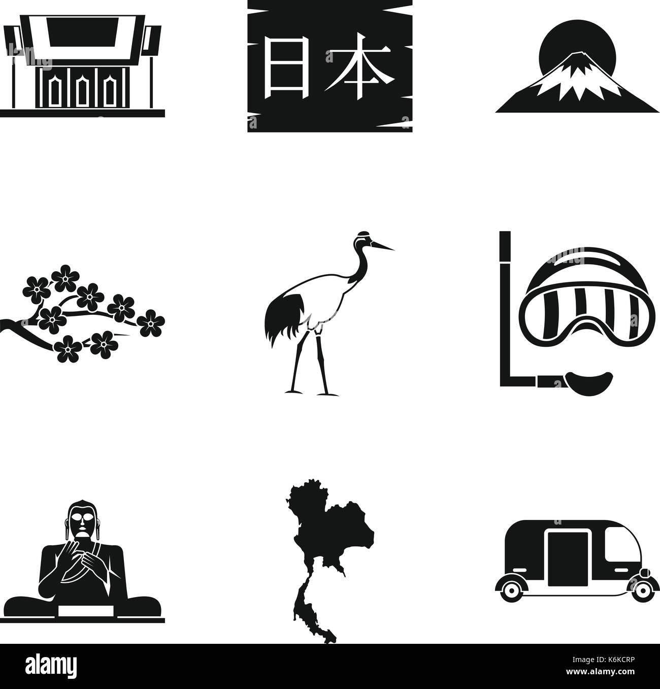 Japanese culture guide Stock Vector Images - Alamy