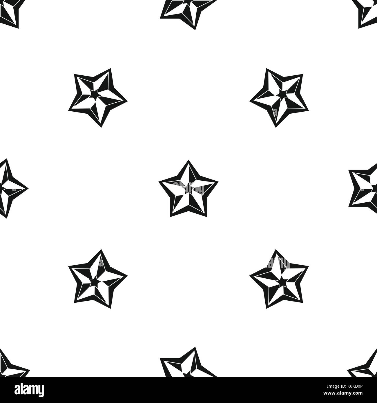 Star pattern seamless black Stock Vector Image & Art - Alamy