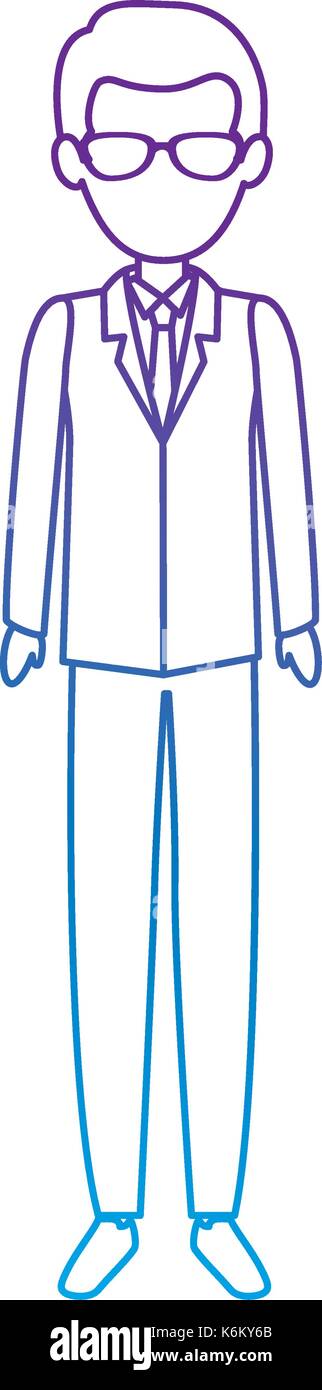 elegant businessman avatar character Stock Vector Image & Art - Alamy
