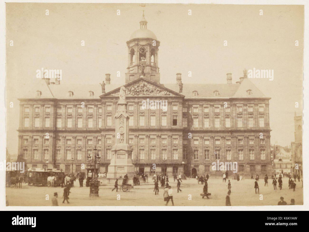 Dam 14 Gebouw Paleis op de Dam Stock Photo Alamy