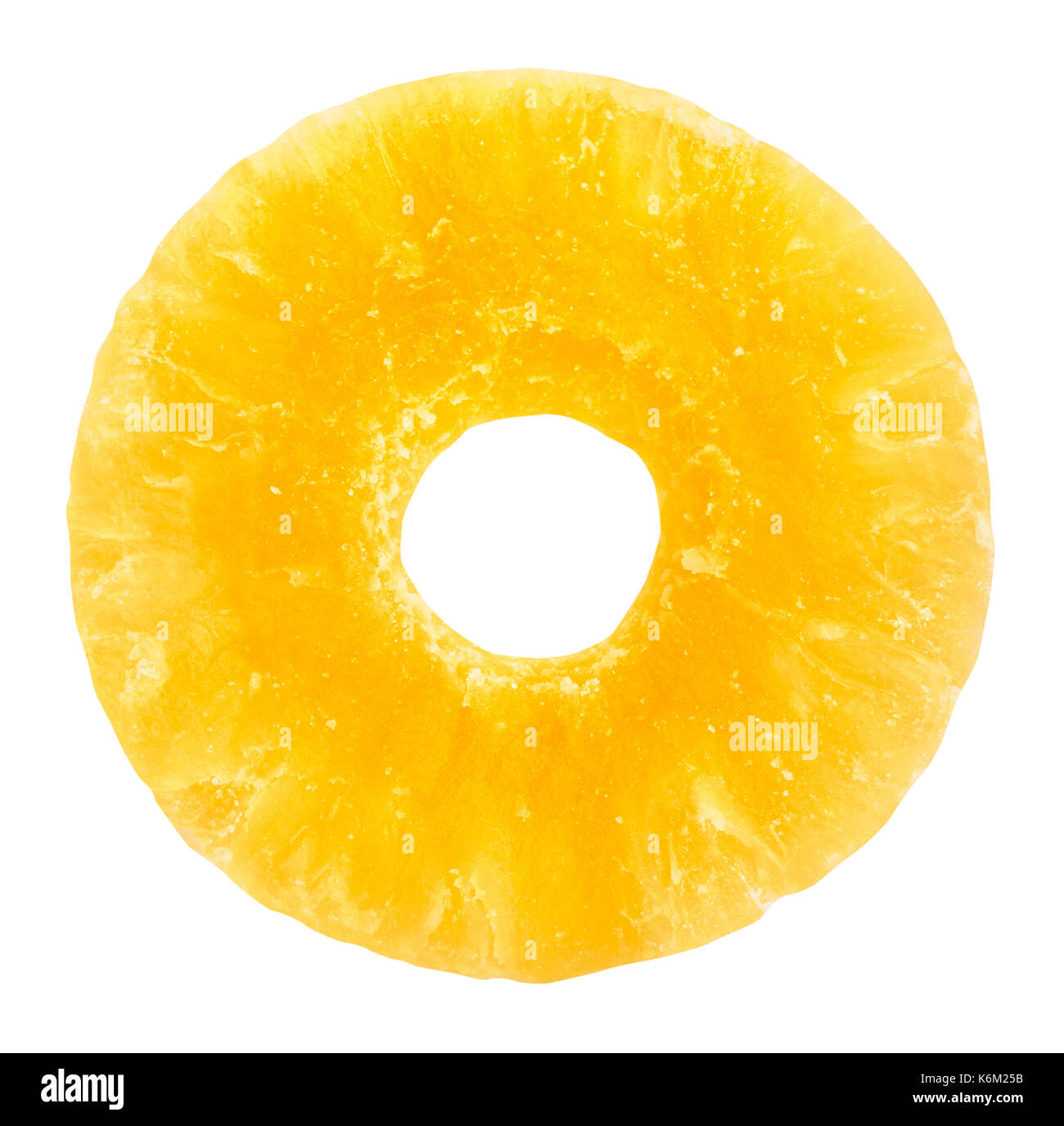 candied pineapple path isolated Stock Photo