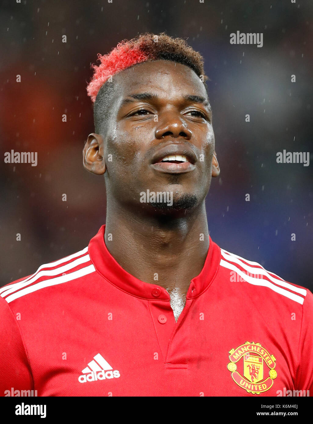 Manchester United's Paul Pogba during the UEFA Champions League, Group A  match at Old Trafford, Manchester. PRESS ASSOCIATION Photo. Picture date:  Tuesday September 12, 2017. See PA story soccer Man Utd. Photo
