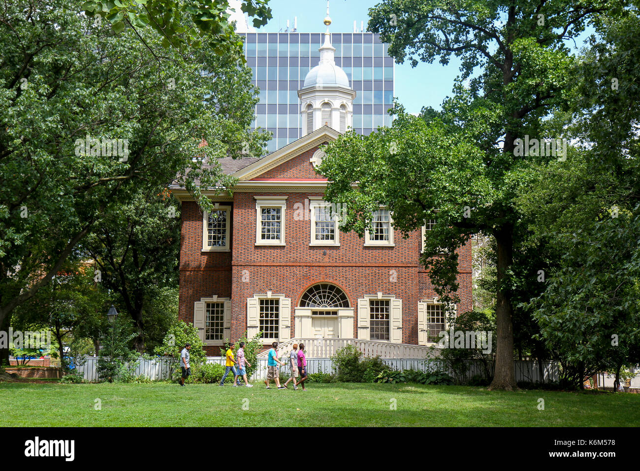 Carpenters' Hall, Independence National HIstoric Park, Philadelphia, Pennsylvania, United States Stock Photo