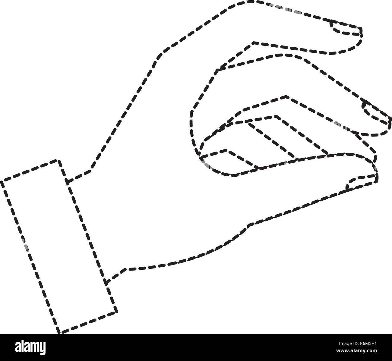 human hand catching icon vector illustration design Stock Vector Image ...