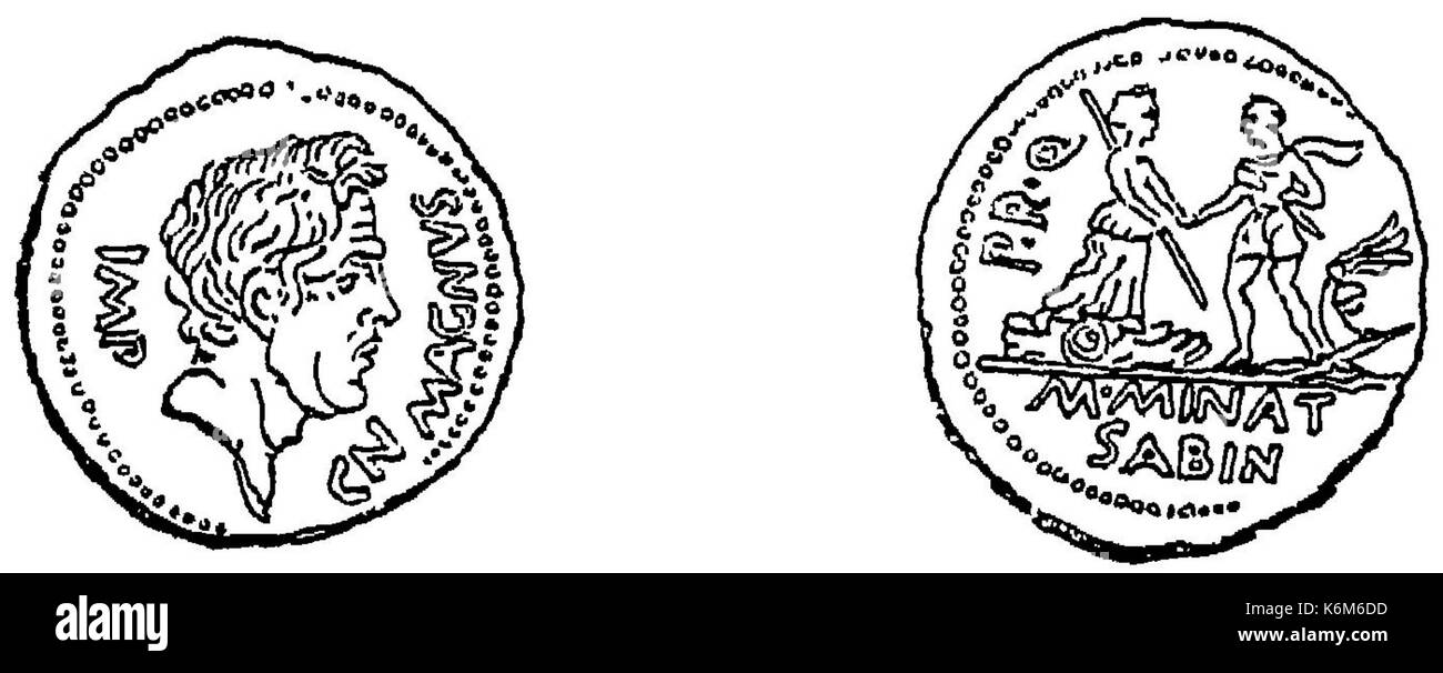 Coins of Pompey Stock Photo Alamy