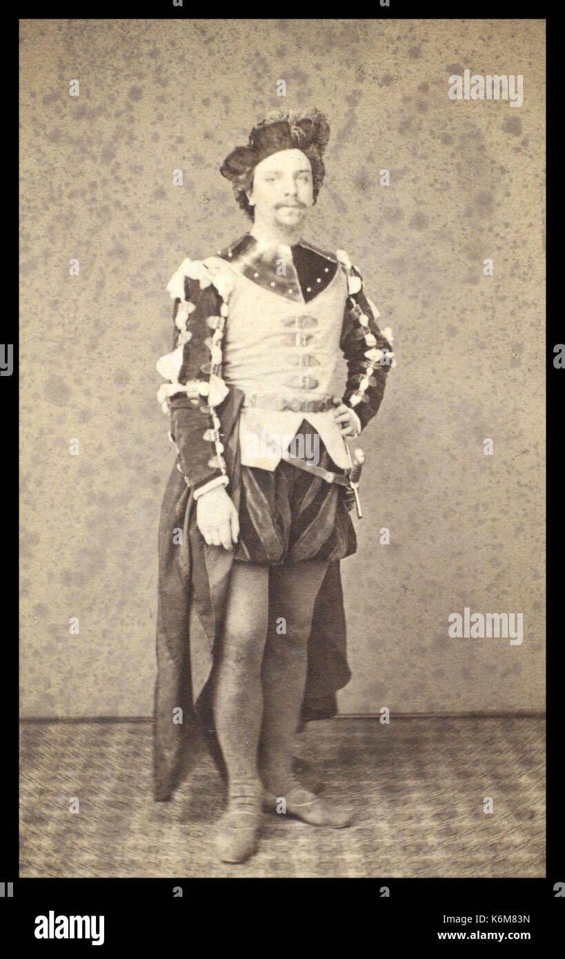 Charles Santley e (H Hering c 1860) Stock Photo
